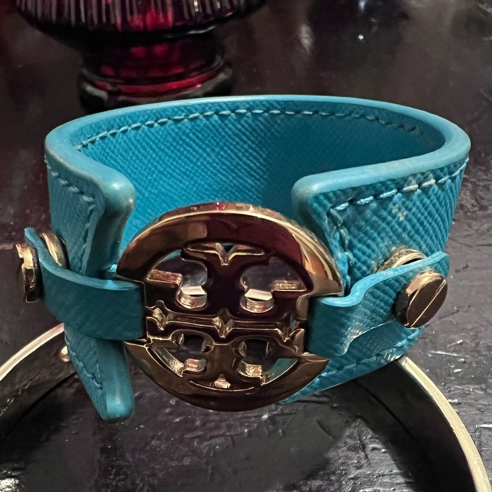 Tory Burch leather cuff
